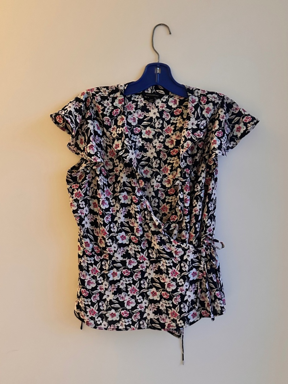 Banana Republic Floral Wrap Top